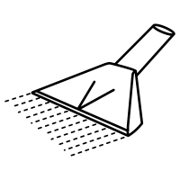 Symbol Reinigungsgerät