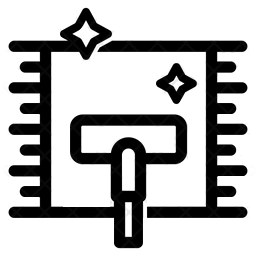Symbol saubere Polster